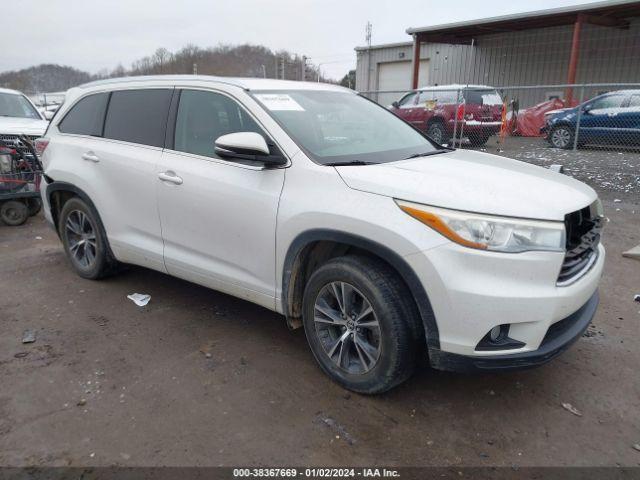  Salvage Toyota Highlander