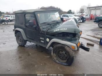  Salvage Jeep Wrangler