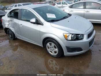  Salvage Chevrolet Sonic