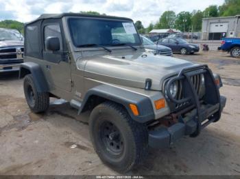  Salvage Jeep Wrangler