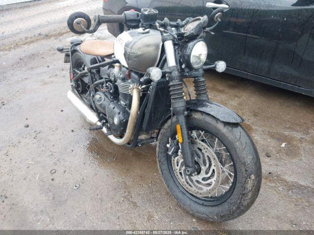  Salvage Triumph Motorcycle Bonneville
