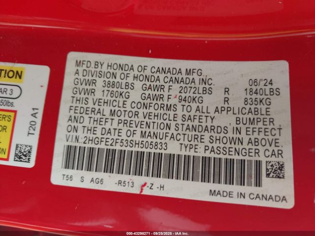 Honda Civic Sport Image 10