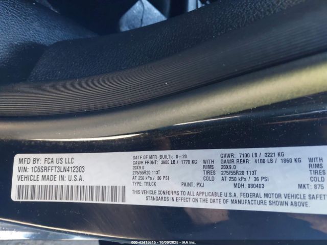 Ram 1500 Big Horn  4x4 5'7 Box Image 14