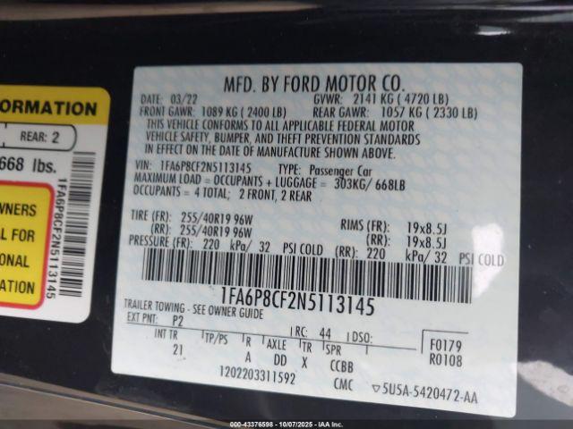 Ford Mustang Gt Fastback Image 9