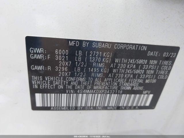 Subaru Ascent Onyx Edition Limited 7-passenger Image 4