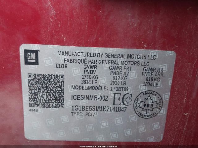 Chevrolet Cruze Lt Image 13