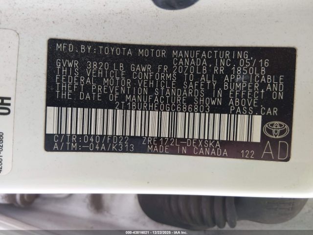 Toyota Corolla S Plus Image 12