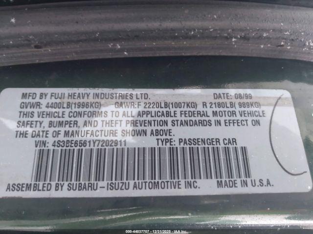 Subaru Legacy Gt Limited Image 8