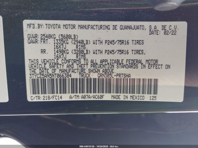 Toyota Tacoma Sr5 V6 Image 4