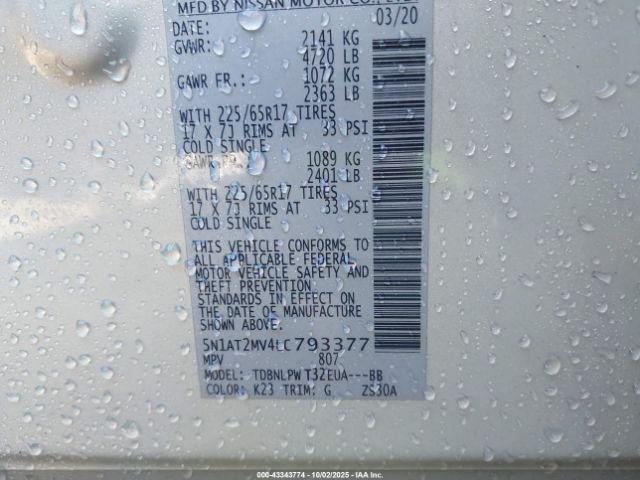 Nissan Rogue S Intelligent Awd Image 17