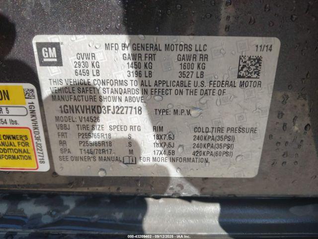 Chevrolet Traverse 2lt Image 15