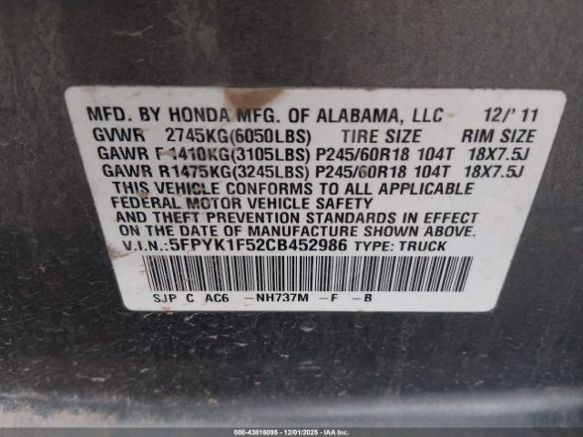 Honda Ridgeline Rtl Image 3